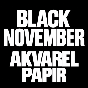 Akvarelpapir - BLACK NOVEMBER