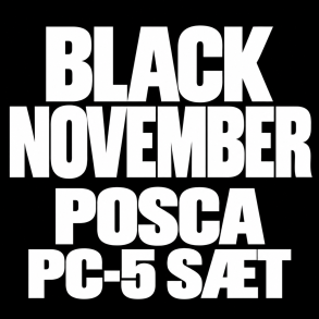 Posca PC-5M, 1,8 - 2,5 mm - BLACK NOVEMBER