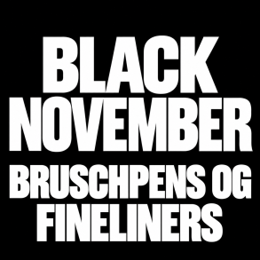 Brushpens & Fineliners -  BLACK NOVEMBER TILBUD