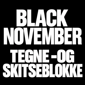 Tegne- & Skitseblokke - BLACK NOVEMBER