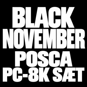 Posca PC-8K, 8 mm - BLACK NOVEMBER