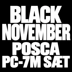 Posca PC-7M, 4,5 - 5,5 mm - BLACK NOVEMBER