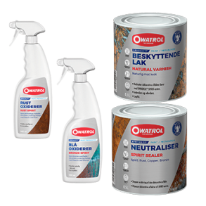 Lak og metalliske overflader