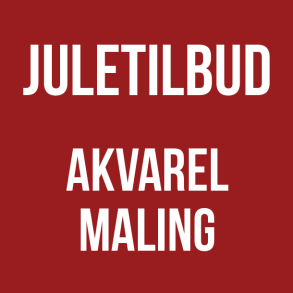 AKVARELMALING - JULETILBUD