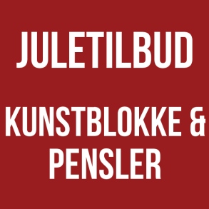 KUNSTBLOKKE & PENSLER - JULETILBUD