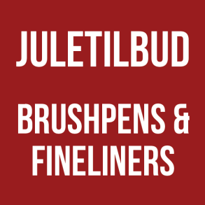 Brushpens & Fineliners - Juletilbud