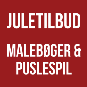 MALEBØGER & PUSLESPIL - JULETILBUD