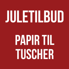 Papir til tuscher - Juletilbud