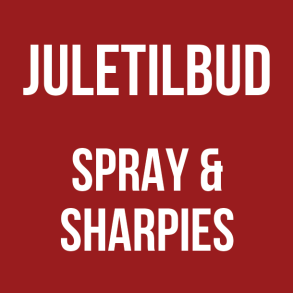 SPRAYS & SHARPIES - JULETILBUD