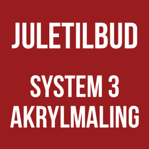 System 3 Akrylmaling - Juletilbud