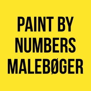Udsalg - Paint by Numbers Maleb&oslash;ger