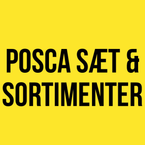 Udsalg - Poscas&aelig;t & Sortimenter