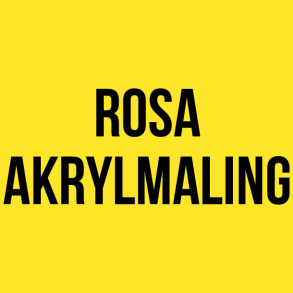 Udsalg - Rosa Akrylmaling