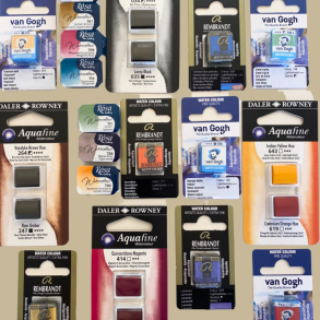 Løse Akvarelbrikker