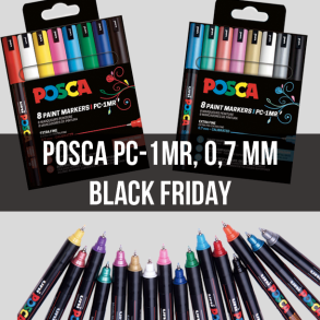 Posca PC-1MR, 0,7 MM - Black Friday