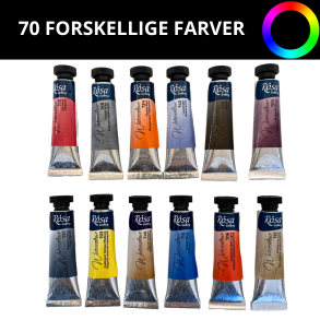 Rosa Ukraine Akvareltuber - Løs