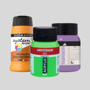 Akryl i bøtter - 400-500ml.