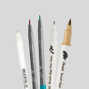 Vandbaserede tuscher til Malebøger