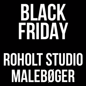 Roholt Studio Malebøger - Black Friday