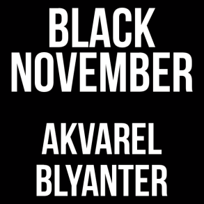 Akvarelblyanter - Black November