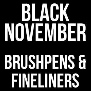 Brushpens & Fineliners - Black November