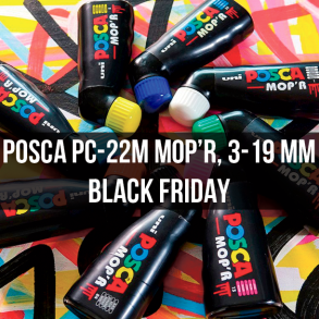 Posca PC-22M MOP'R 3-19 mm - Black Friday