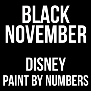 Disney Paint-by-Numbers - Black November