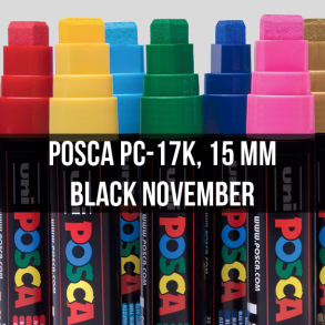 Posca PC-17K, 15 mm - Black November