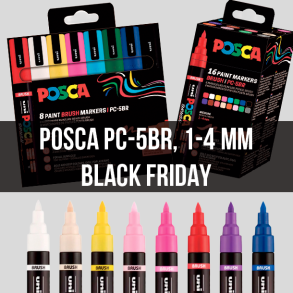 Posca PC-5BR, 1-4 mm - Black Friday