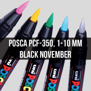 Posca PCF-350, 1-10 mm - Black November