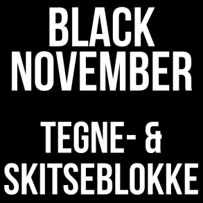 Tegne- & Skitsepapir - Black November