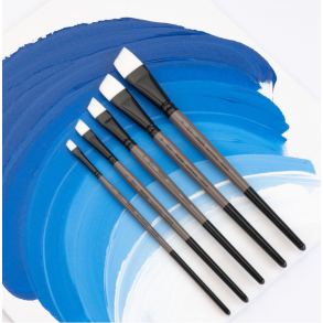 Skråskårne Pensler til Akrylmaling