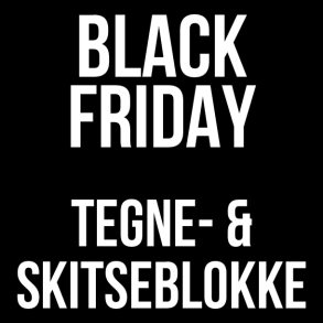 Tegne- & Skitseblokke - Black Friday