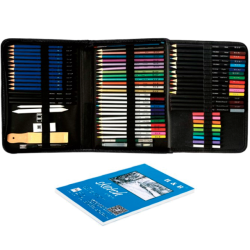 H&B Komplet Tegnes�t i Etui - 74-Dele