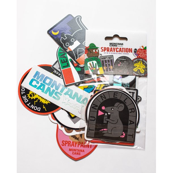 Montana-Cans Stickers 12-pak