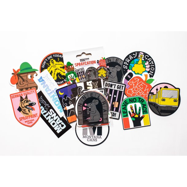Montana-Cans Stickers 12-pak