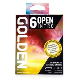 GOLDEN Open Intro S�t, Langsomt�rrende Akrylmaling