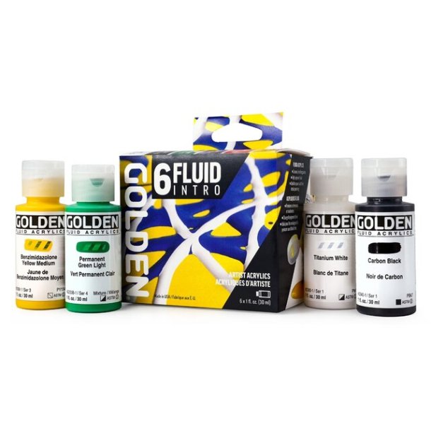 GOLDEN Fluid Akrylmaling Intro S�t