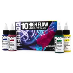 GOLDEN High Flow Maling Mixing S�t - 10x30ml.