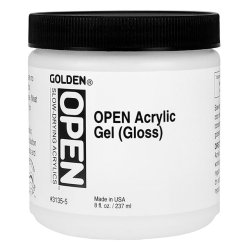 GOLDEN Open - Acrylic Gel 237ml.