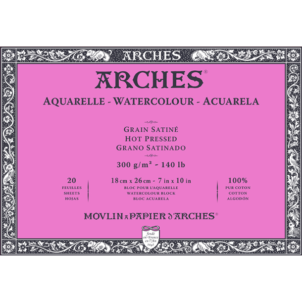 ARCHES Aquarelle HP 300gsm