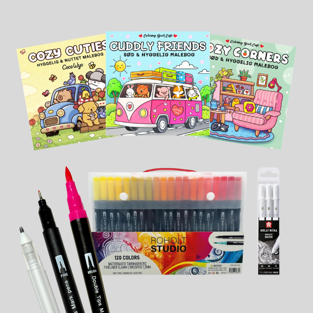 Cozy Malebogspakke - Hygge