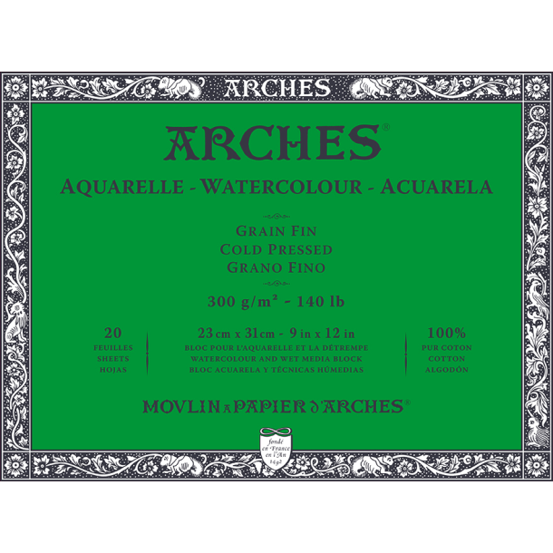 ARCHES Aquarelle CP 300gsm