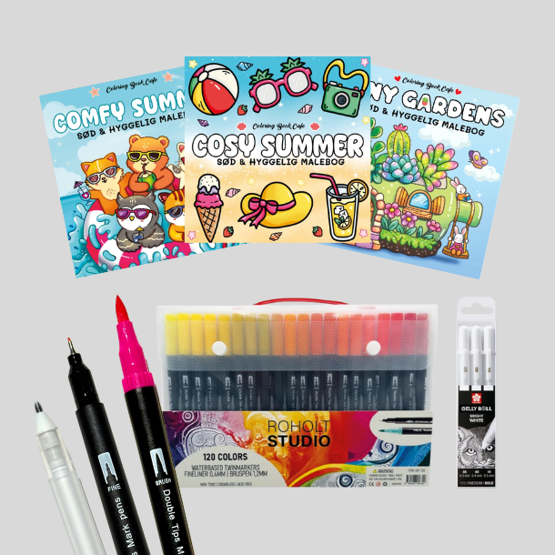 Cozy Malebogspakke - Sommer