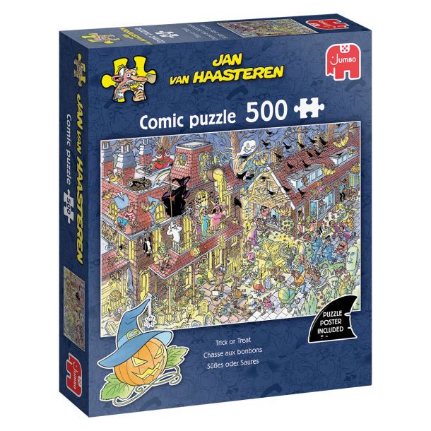 NYHED! Puslespil af JVH "Trick or treat" 500 Brikker