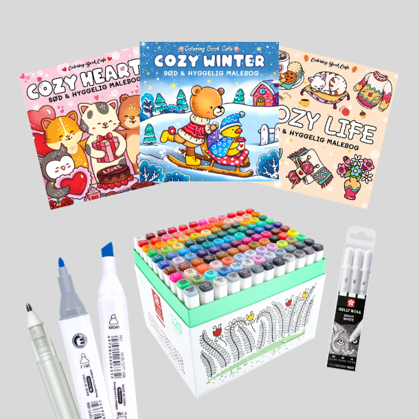 Cozy Malebogspakke - Vinter