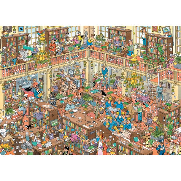 NYHED! Puslespil af JVH "The Library" 500XL Brikker