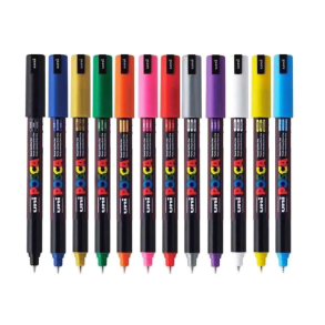 POSCA PC-1MR - Basis st 12-pak