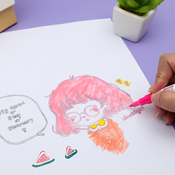 Mobee - Magic Outline Markers 8-Pak