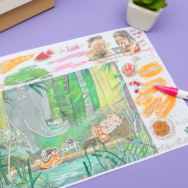 Mobee - Magic Outline Markers 8-Pak